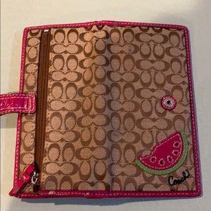 Watermelon Coach wallet